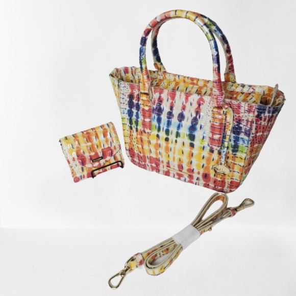 Brahmin SMALL ASHLEE Tote and SMALL VERONICA Wallet BUNDLE Set (NWT) - Picture 2 of 16